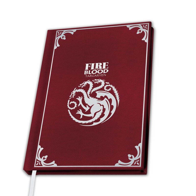 3665361030416 - House Targaryen Notizbuch rot