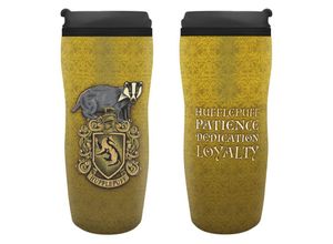 3665361035008 - ABYstyle - Harry Potter Hufflepuff Reisebecher