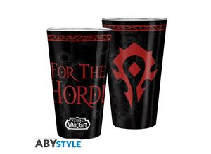 3665361041962 - ABYstyle - World Of Warcraft Horde Xl-Glas- 400 ml