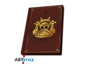 3665361045137 - Abystyle ONE PIECE Skull A5 Premium Notizbuch