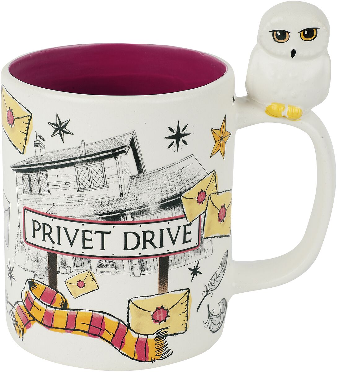 3665361058540 - Harry Potter Hedwig Ligusterweg 3D Tasse 3665361058540 - Harry Potter Hedwig Ligusterweg 3D Tasse