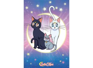 3665361067559 - Gbeye - Sailor Moon Poster Cats Luna Artemis & Diana
