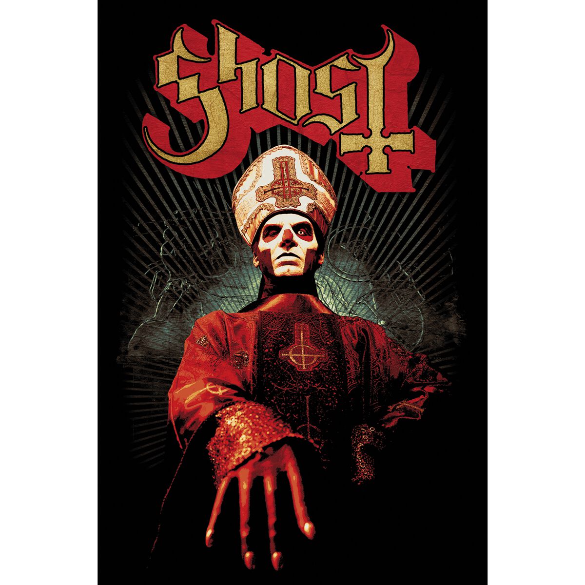 3665361100638 - Papa Emeritus Poster multicolor