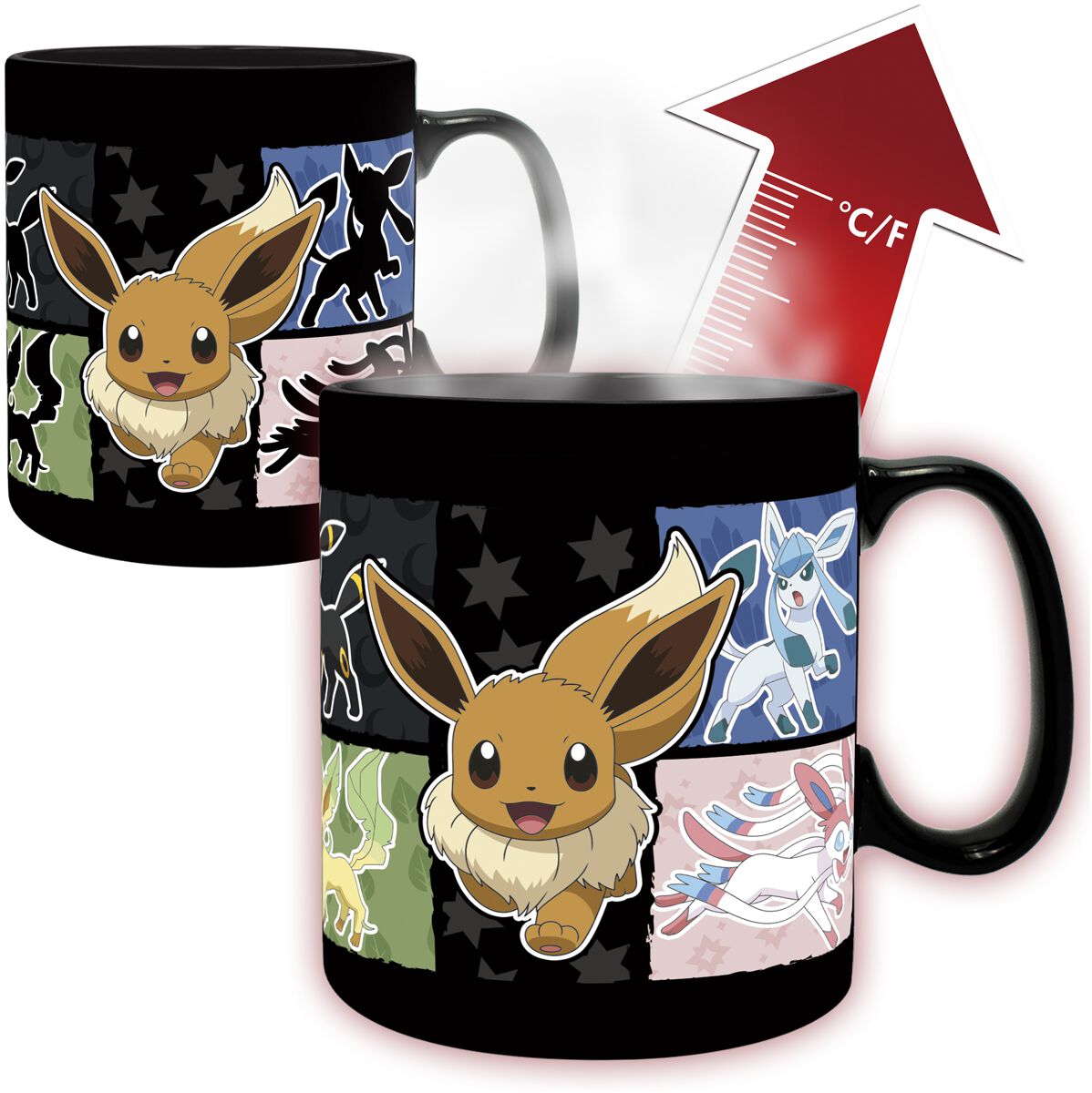 3665361111177 - - POKEMON Heat Change Mug Eevee King size - Becher 3665361111177 - - POKEMON Heat Change Mug Eevee King size - Becher