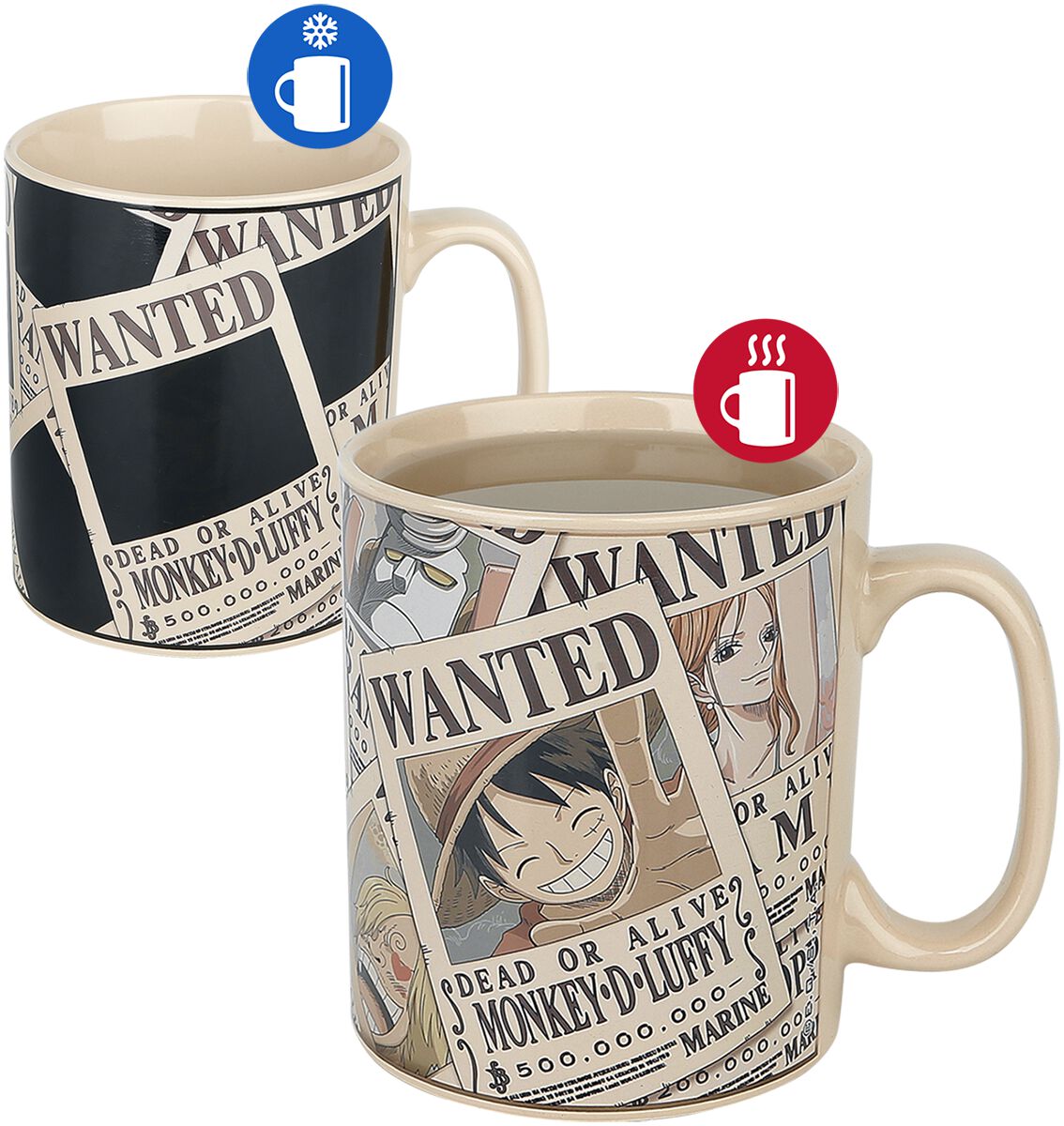 3665361139751 - Wanted - Tasse mit Thermoeffekt Tasse multicolor