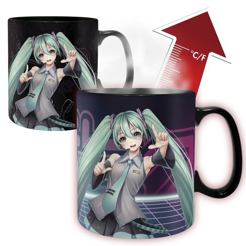 3665361140023 - Hatsune - Tasse mit Thermoeffekt Tasse multicolor