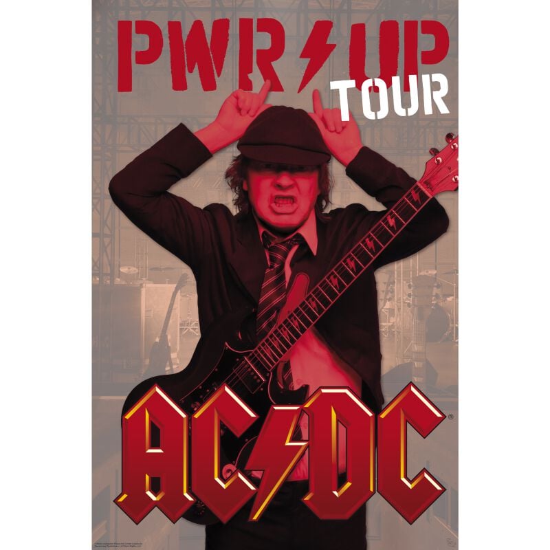 3665361151555 - AC DC PWR UP Tour Poster multicolor