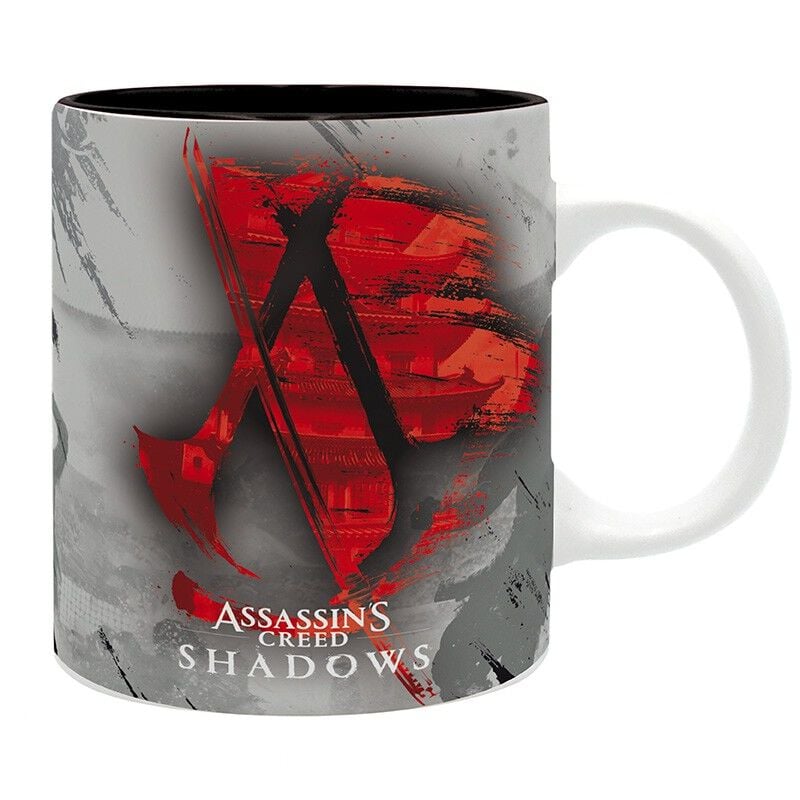 3665361151975 - Assassins Creed Shadows - Crest Tasse schwarz rot grau