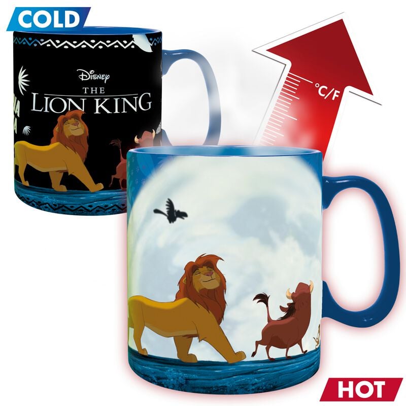 3665361155485 - Simba Timon und Pumba - Tasse mit Thermoeffekt Tasse multicolor