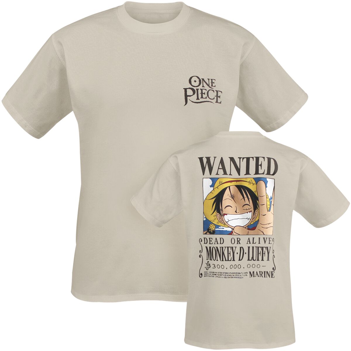 3665361156932 - Wanted T-Shirt sand in L