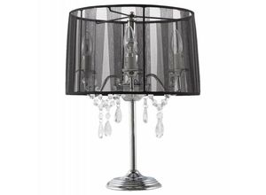 3665884029034 - - Deko-Tisch- oder Nachttischlampe costes kokoon - schwarz - noir