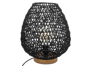 3665884030207 - Atmosphera - Lampe etel Metall & Papier Höhe 36 cm d schwarz - Noir