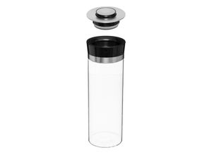 3665884039668 - Atmosphera - Aufbewahrungsgläser aus Glas und Edelstahl luftdichter Deckel pusheat 17 l - blanc