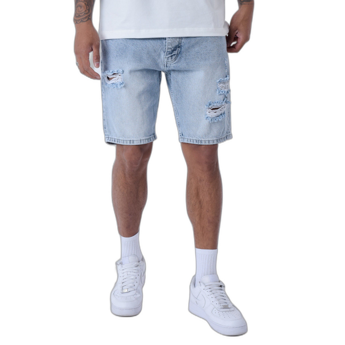 3665957127247 - Shorts jeans Zerrissene Wirkung Project X Paris