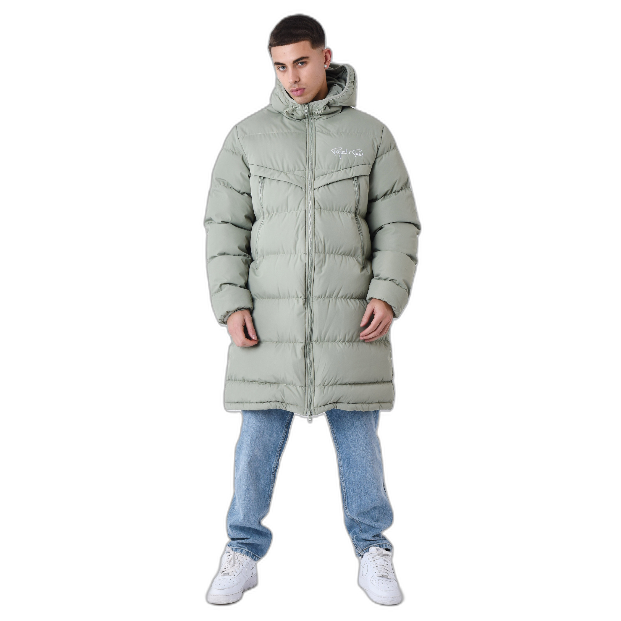3665957169476 - Lange Daunenjacke mit Kapuze Project X Paris