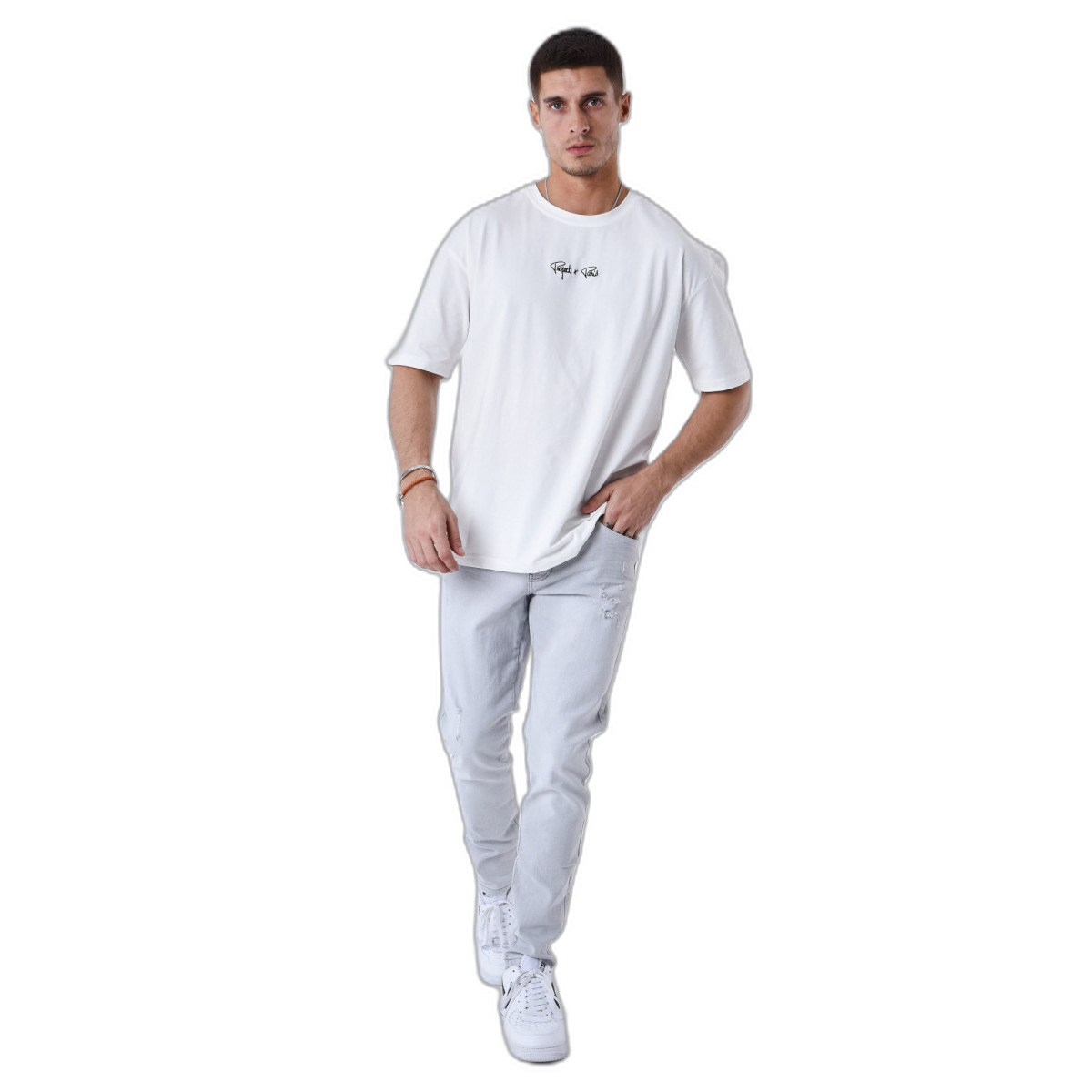 3665957194966 - Jeans zerrissene Röhrenjeans Project X Paris