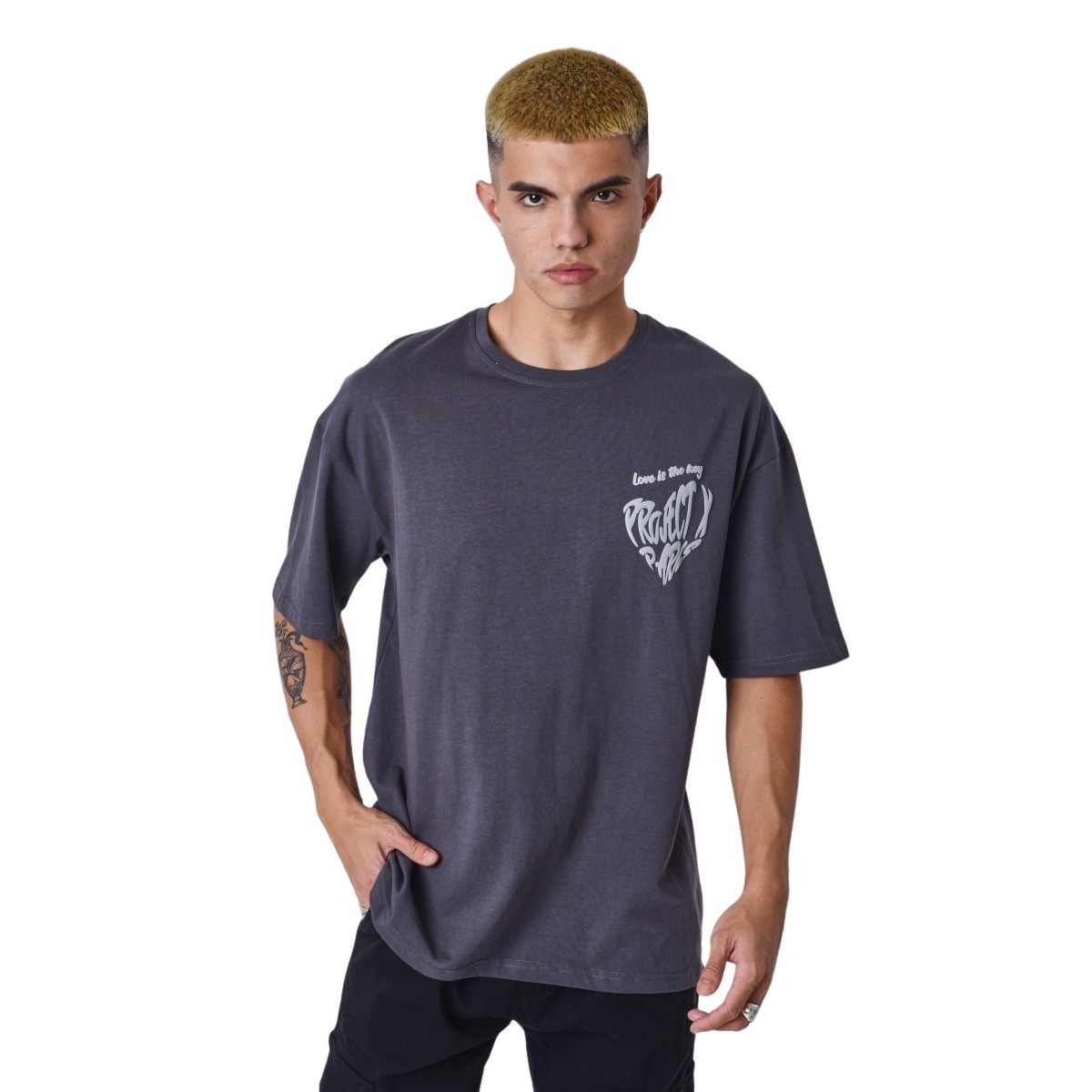 3665957244081 - T-Shirt Herz von Project X Paris 3665957244081 - T-Shirt Herz von Project X Paris