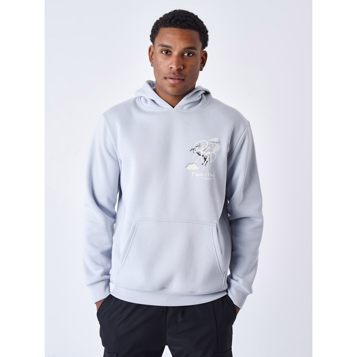 3665957273340 - Kapuzen-Sweatshirt mit Pegasus-Wolkenmotiv Project X Paris