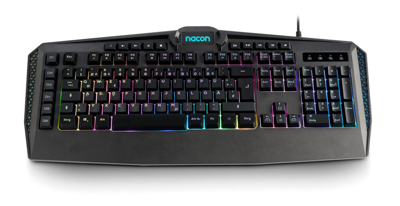 3665962002256 - bigben PC NACON Gaming Keyboard CL-210DE