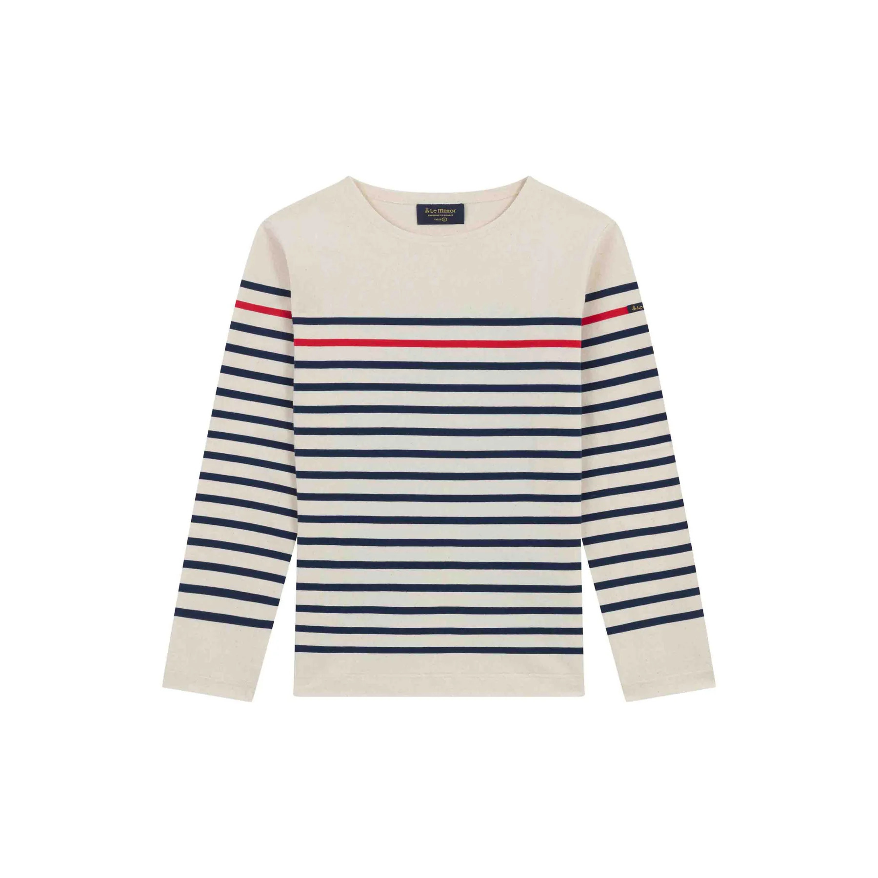 3666026022623 - Rundhals-Pullover mit Streifen Le Minor
