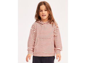 3666072538338 - - Kapuzen-Sweatshirt COMFORT gestreift in rot Gr146 152