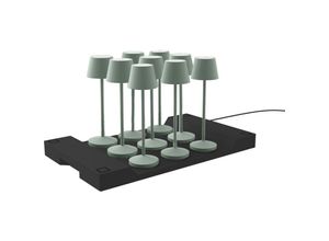 3666162009205 - Lumisky - 9 Tischlampen mit Ladetablett H25CM emily