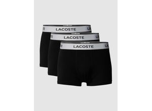 3666165929791 - LACOSTE Pants kurz 3er-Pack Logo-Bund für Herren schwarz M