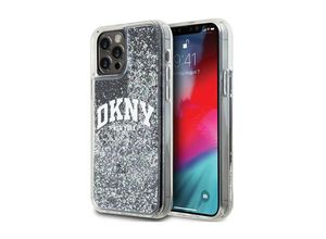 3666339270667 - DKNY Liquid Glitter Big Logo - iPhone 12   iPhone 12 Pro Hülle (Schwarz)