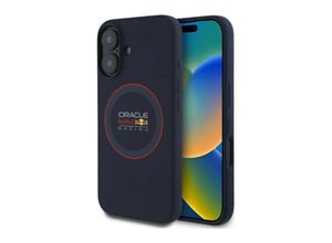 3666339368746 - RedBull Apple iPhone 16 Hardcase Schutzhülle Silicone Red Ring MagSafe