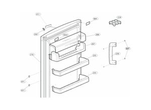 3666356858534 - Ersatzteil - Balconnet supérieur - Beko