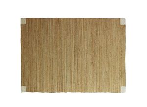 3666471104660 - Vente-unique - Teppich - Jute - handgewebt - 160 x 230 cm - Naturfarben - araya