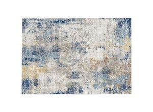 3666471144444 - Teppich im Vintage-Stil - 160 x 230 cm - Blau Gelb & Beige - piritri