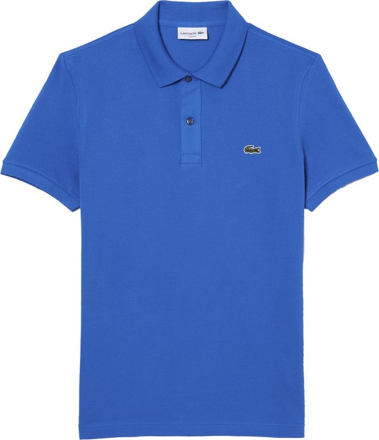 3666498393672 - - Polohemd Pique Blau - Slim-fit - Polohemd für Herren Größe L