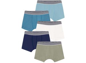 3666576084164 - - Boxershorts UNI COTTON 5er-Pack in blau Gr104