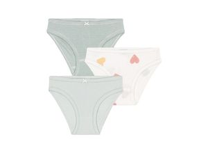 3666576341366 - - Slip HEARTS & STRIPES 3er Pack in bunt Gr116