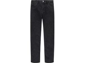 3666643022822 - Levis® 502™ Regular Fit Tapered Jeanshose Logo-Aufnäher Five-Pocket für Kinder schwarz 152