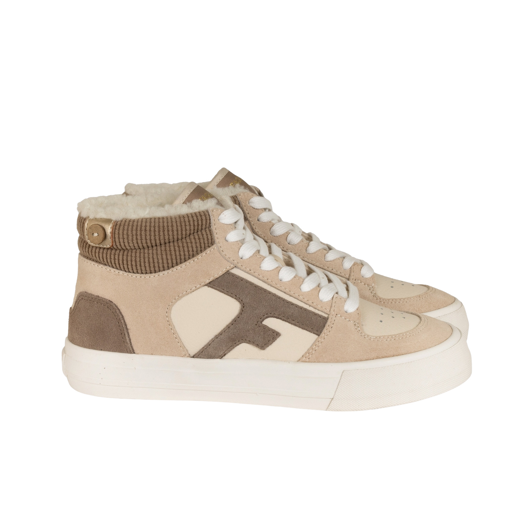 3666868018808 - Damen Sneakers aus Leder und Wildleder Walnut Mid 3666868018808 - Damen Sneakers aus Leder und Wildleder Walnut Mid