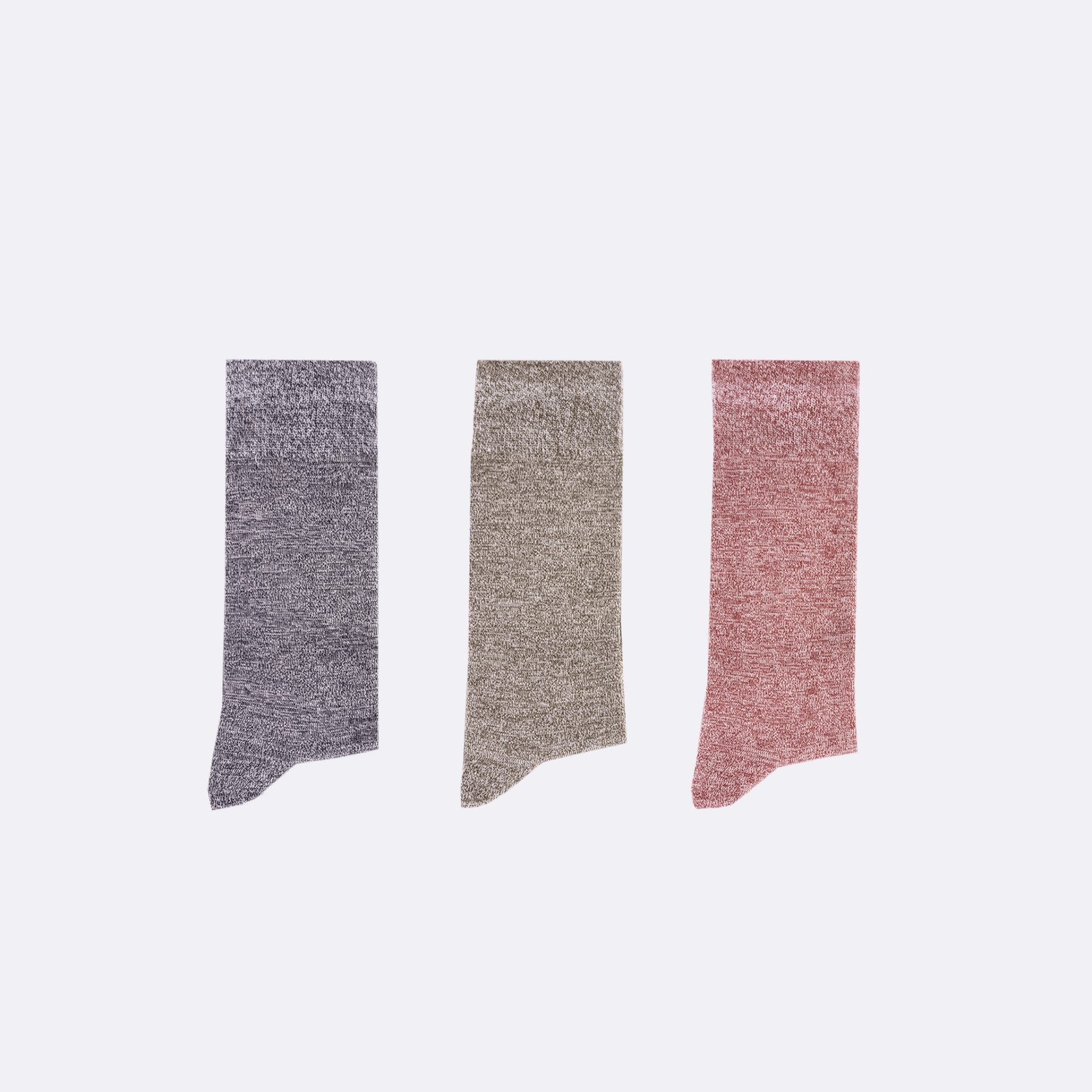 3666868029590 - Dreier Pack Socken aus Baumwolle (x3)