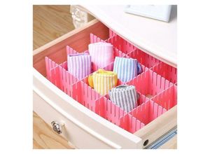 3683080289816 - Shop-story - 8er-Set Schubladenteiler-Organizer Pink - Rose