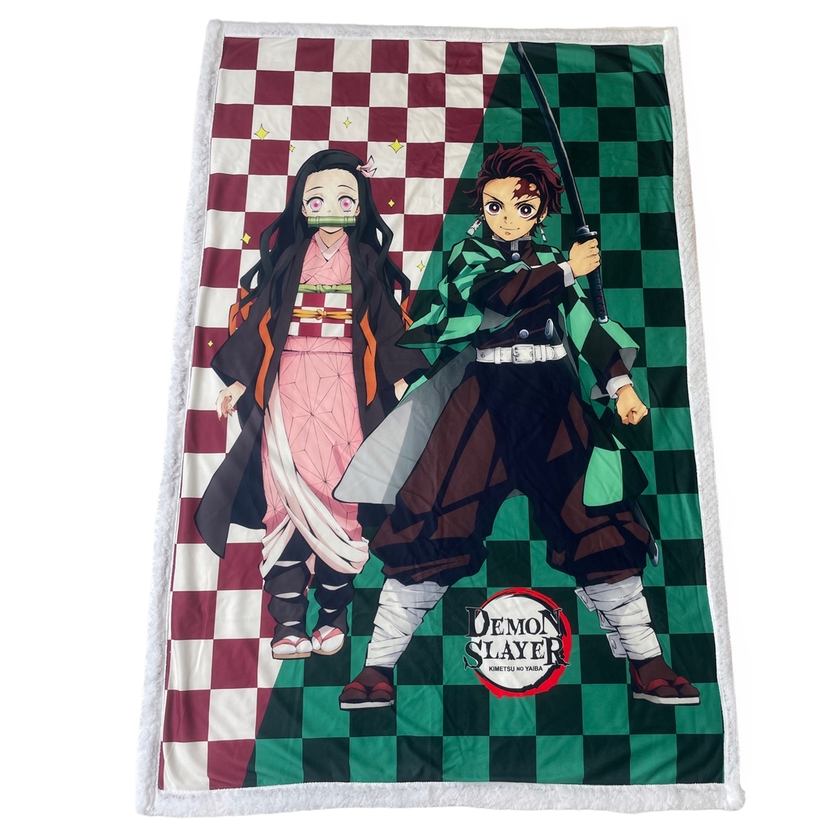 3700043311060 - Sherpa-Decke für Kinder Demon Slayer Tanjiro & Nezuko Body