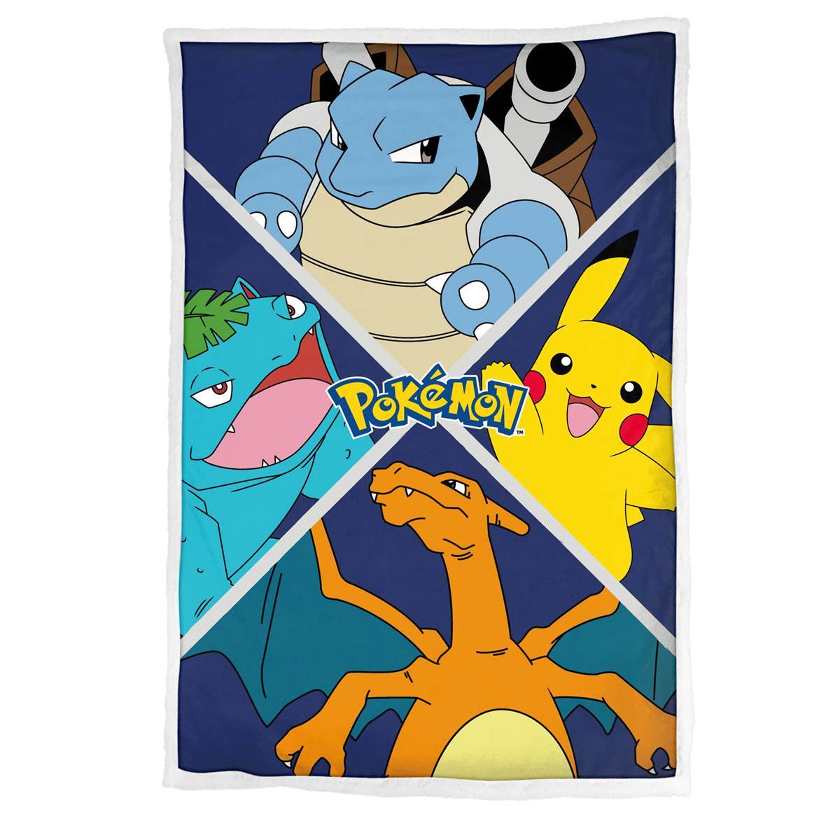 3700043311503 - Sherpa-Decke für Kinder Pokemon Starter Primary Evo