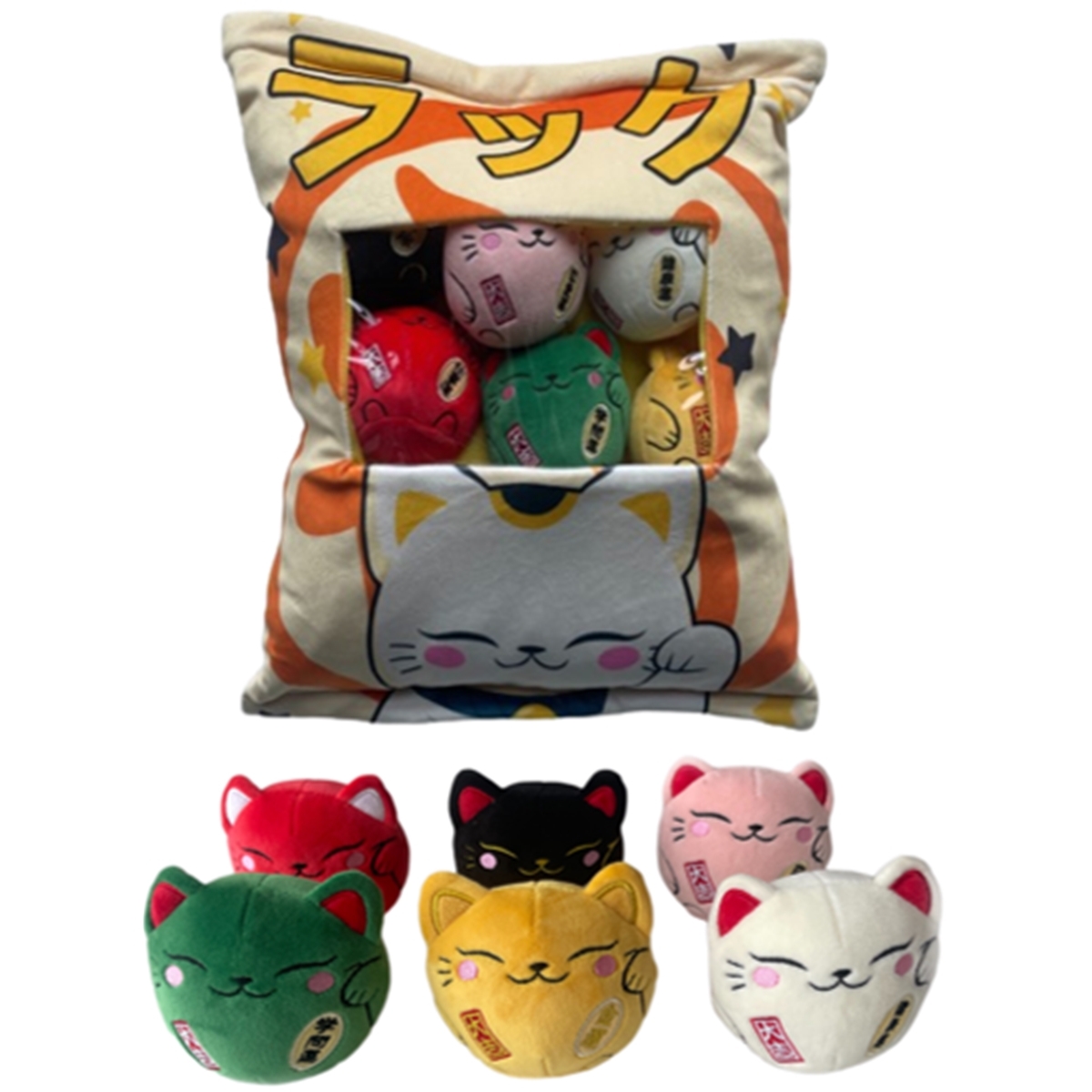 3700043314191 - Kuscheltiere für Kinder Japan Bag Maneki Neko (x6)