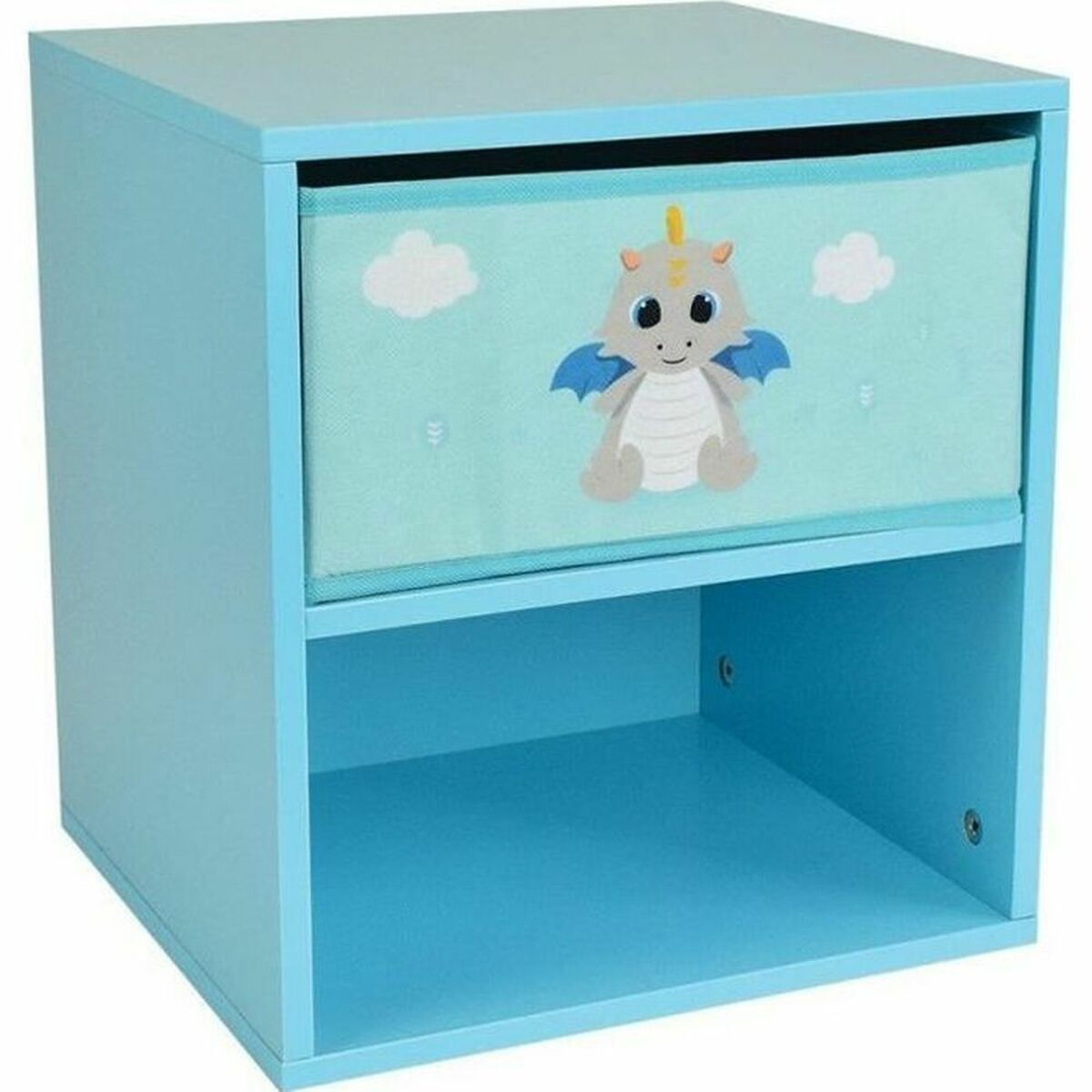 3700057133047 - Nachttisch LEON THE DRAGON 36 x 33 x 30 cm Blau