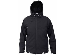 3700171028144 - CARLIT Softshelljacke mit abnehmbarer Kapuze schwarz Größe XXL Vepro