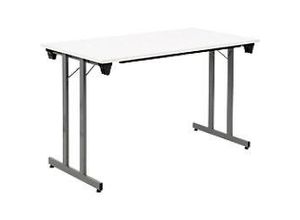 3700245399484 - Klapptisch Grau Weiß 1200 x 600 x 740 mm