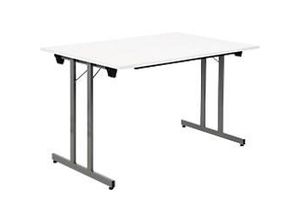 3700245399507 - Klapptisch TPMU128 Grau Weiß 1200 x 800 x 740 mm