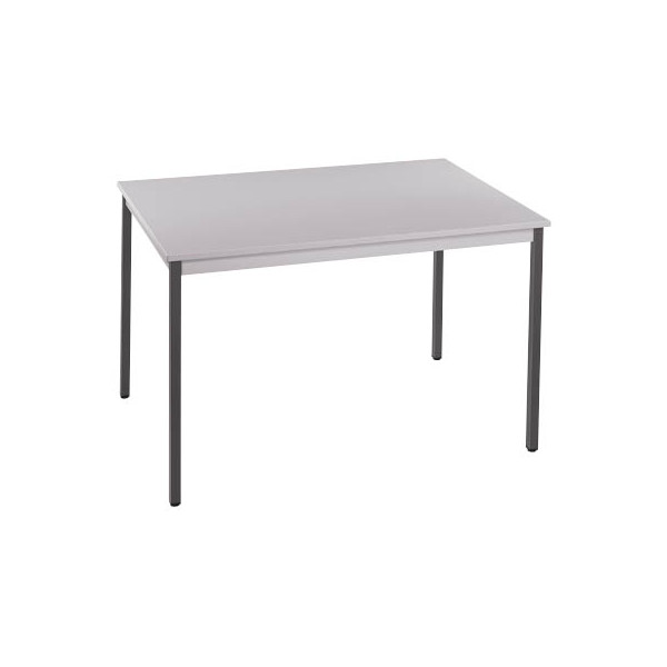 3700245505755 - Schreibtisch 148RGG 65-130cm (H) 140x80cm (BxT) rechteckig grau   dunkelgrau 3700245505755 SODEMATUB