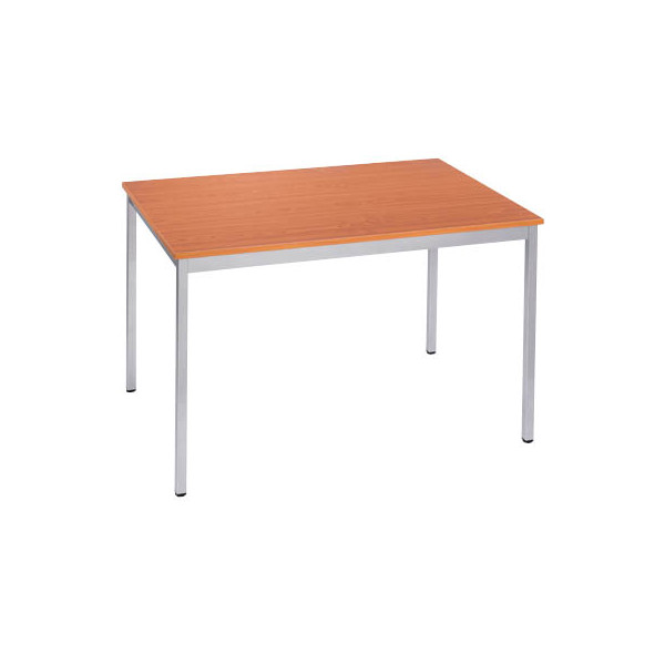 3700245505779 - Schreibtisch 148RMA 65-130cm (H) 140x80cm (BxT) rechteckig kirsche silber 3700245505779 SODEMATUB 3700245505779 - Schreibtisch 148RMA 65-130cm (H) 140x80cm (BxT) rechteckig kirsche silber 3700245505779 SODEMATUB