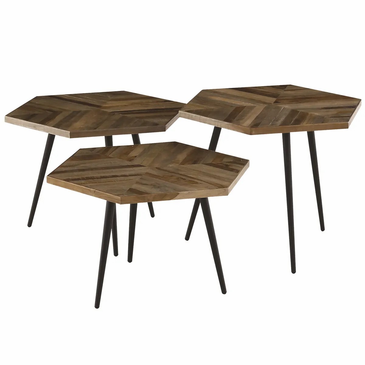 3700319884540 - Sechseckige Couchtische Woody (x3)