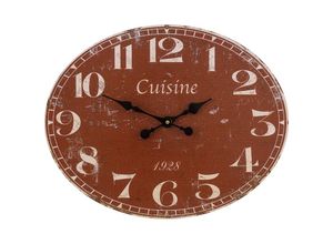 3700407975907 - Antic Line Créations - Runde Vintage-Pendeluhr Cuisine 49 cm